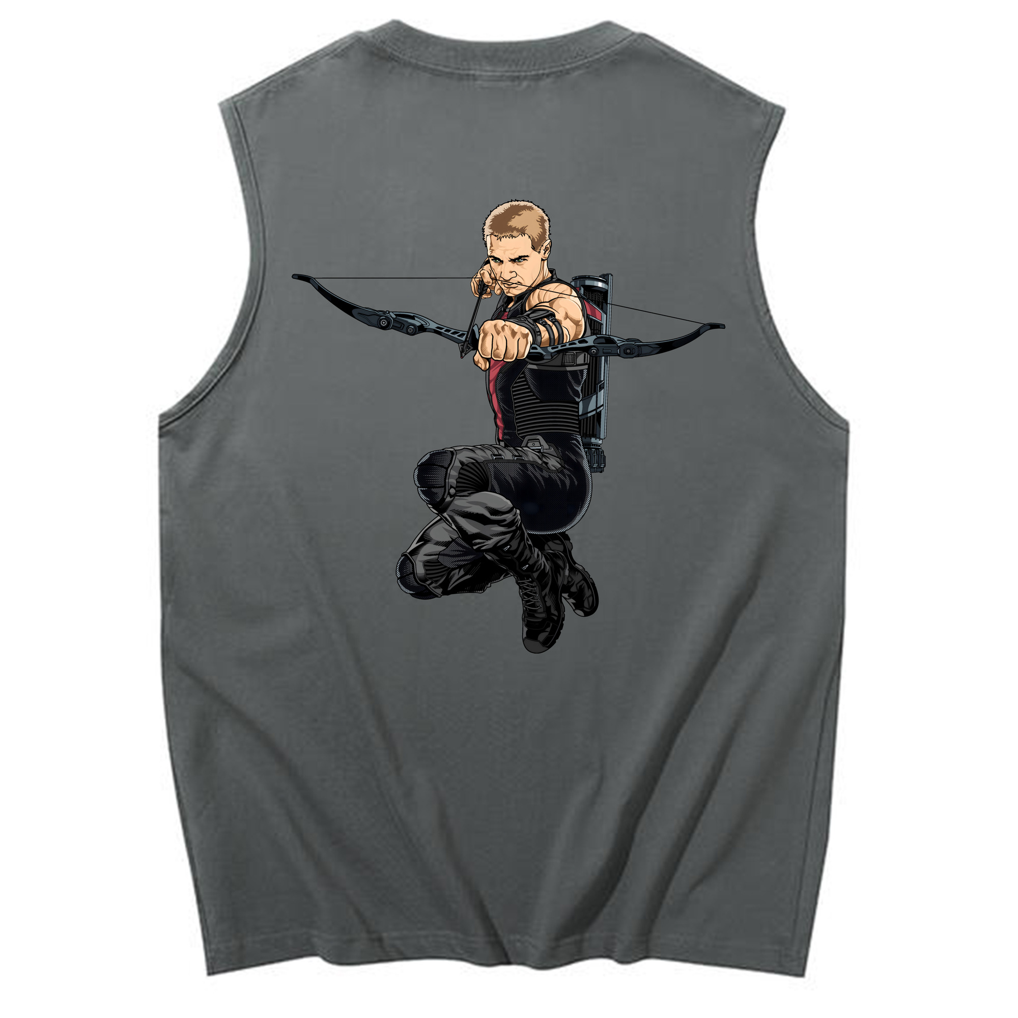 （画像用） アベンジャーズ The Avengers コットン100％タンクトップ（背面プリント）
